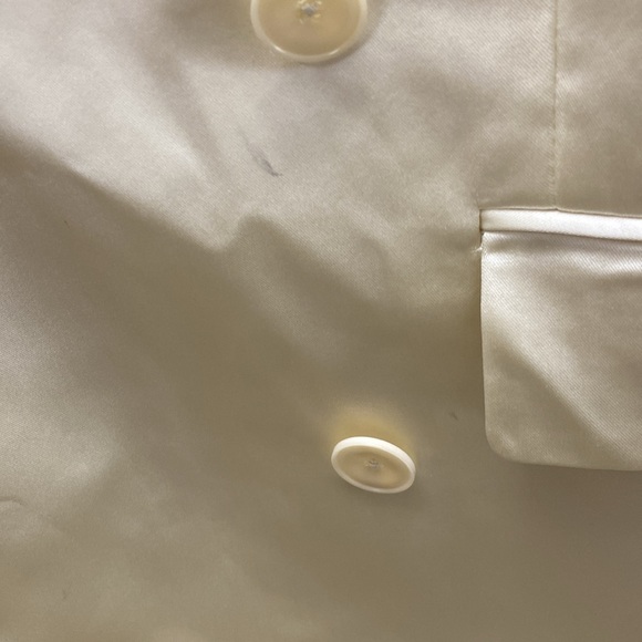 NWOT Helsa Womens S Oversized Blazer Jacket Satin - Picture 5 of 13